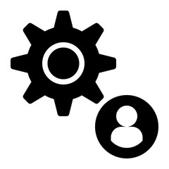 personalization, user customization, user preferences, user setting, user, account setting solid or glyph icon