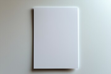 Blank A4 Paper Mockup on Isolated Background created with Generative AI