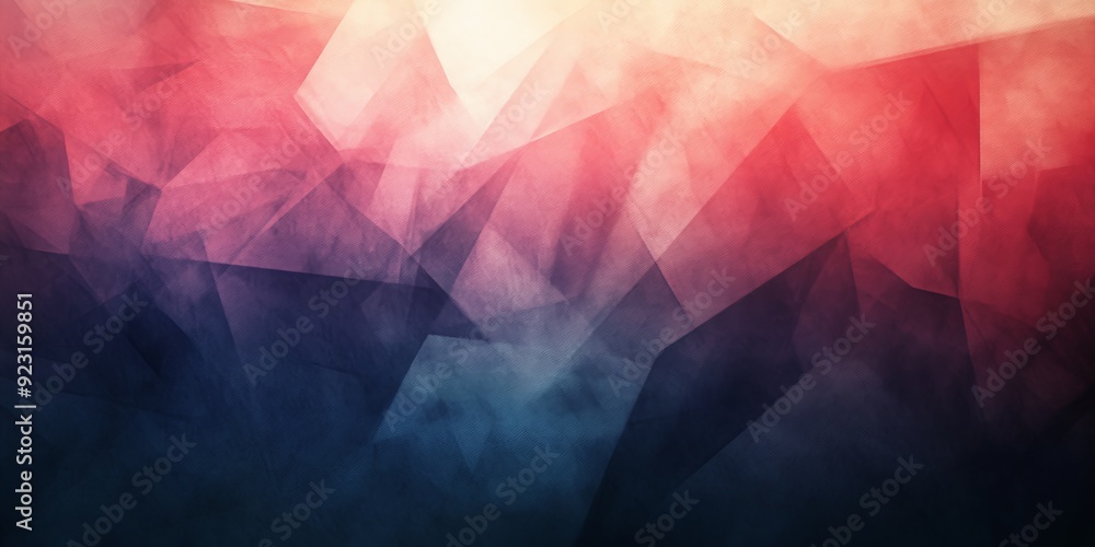 Aufkleber Conceptualize a business-themed background with a clean and simple design featuring geometric shapes and solid colors, incorporating light and dark gradients to create a professional 