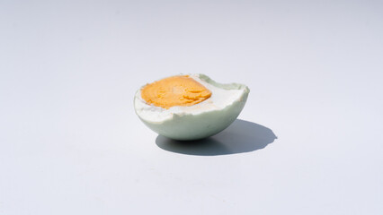 Salted Eggs Highlighting Smooth Texture and Color