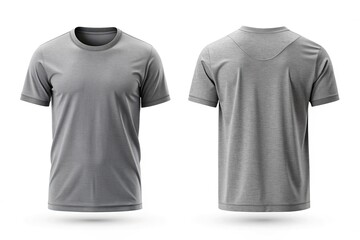 Grey T Shirt Template Design Ideas for Casual Street Wear Style