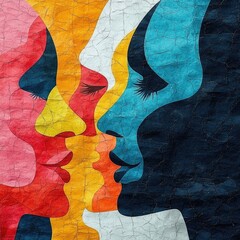 Fragmented Struggle: Abstract Representation of Racial Injustice and Equality