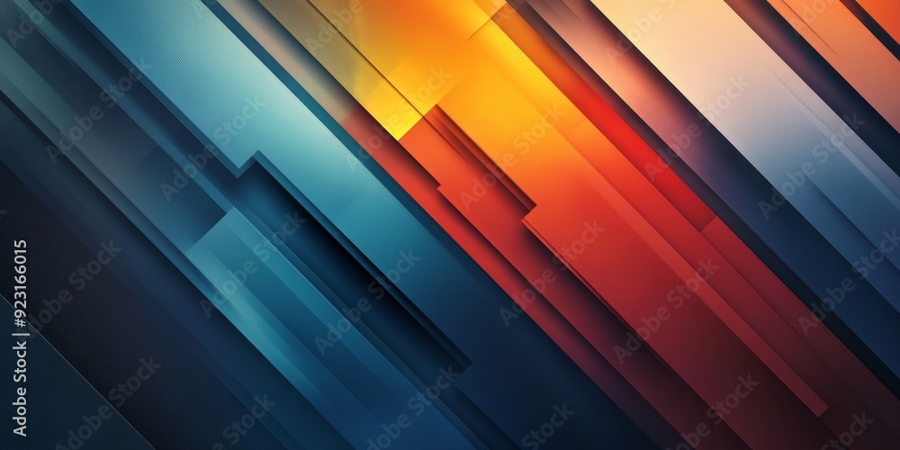 Aufkleber Develop a clean and modern background with simple geometric shapes and solid colors using abstract textures and light gradients to create an elegant