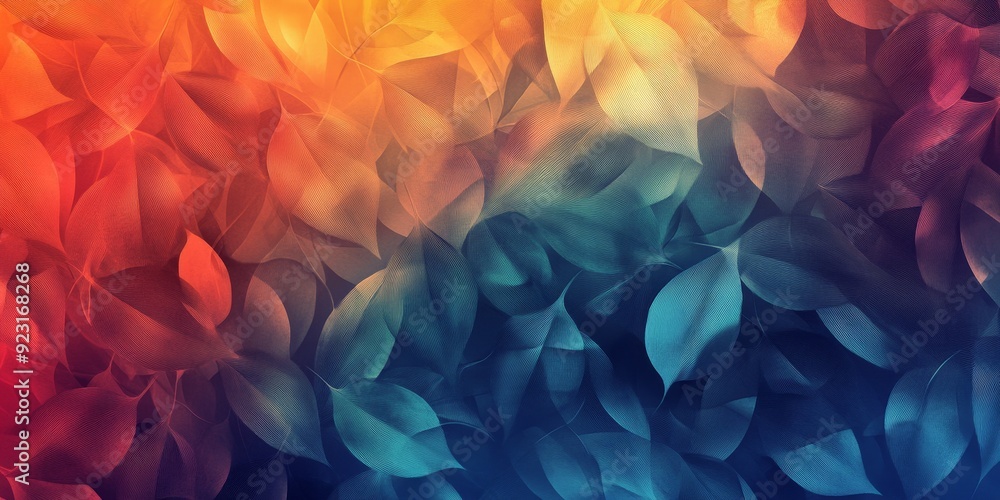 Aufkleber Design an artistic background with abstract patterns and colorful gradients blending seamlessly to create a modern and elegant texture that embodies the essence of nature 