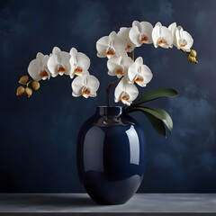 orchid in vase