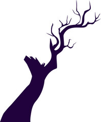 Halloween Tree Silhouette