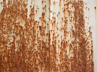 Background texture image of rusty iron or steel plate