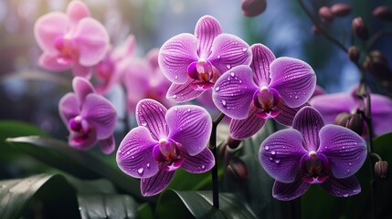A photo of a blooming orchid