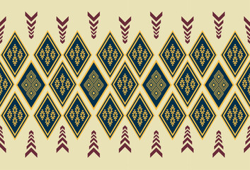 abstract Traditional geometric ethnic fabric pattern ornate elements with ethnic patterns design for textiles, rugs, clothing, sarong, scarf, batik, wrap, embroidery, print, curtain, carpe