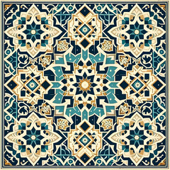 Moroccan pattern tiles texture