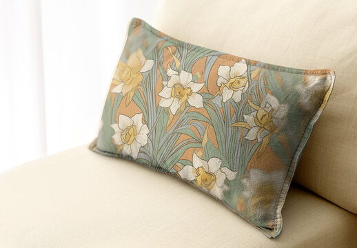 Product Cushion Pillow Case Mockup
