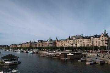 Beautiful waterfront in &Ouml;stermalm in Stockholm