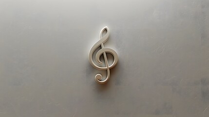 21. A minimalist image with a white background featuring a single musical note, positioned in the center