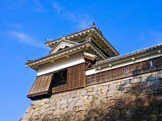 Kumamoto Castle in Kumamoto prefecture, Kyushu, Japan.