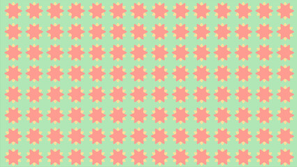 Hexagram Pattern Overlapping with Bright Pastel Colors and a Pastel Green Background Is Suitable for Wallpapers, Social Media Backgrounds, and Other Artistic Uses