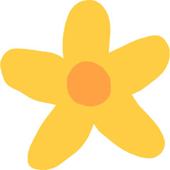 pastel color flower illustration