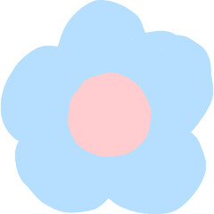 Obraz premium pastel color flower illustration