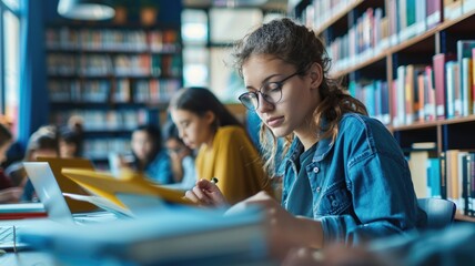 Digital textbooks and resources being utilized by students in a modern classroom