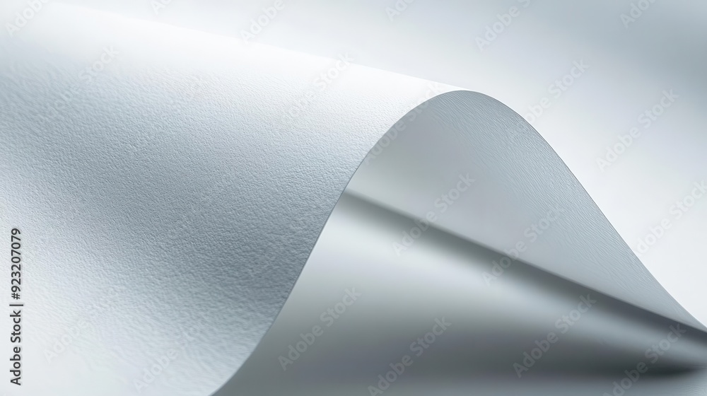 Poster smooth paper texture in close-up, fine details on an even surface with soft shadows, minimalistic de