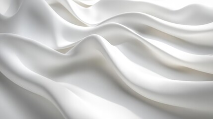 Obraz premium Smooth, pristine paper texture with a flat surface and soft shadow, white background, photo-realistic style - perfect for elegant presentations.