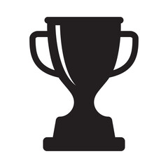 Trophy icon. Trophy cup, winner cup, victory cup icon. Reward symbol sign for web and mobile.