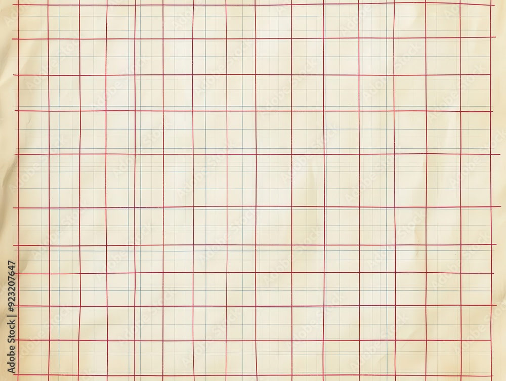 Poster grid paper pattern with straight lines and even spacing, subtle color with bold contrast, sleek desi