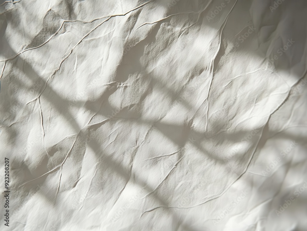 Poster a detailed paper texture with visible fibers and intricate details, macro shot capturing light and s