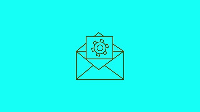 Cloud mail server icon isolated Cloud server hosting for email. Online message service. Mailbox sign.