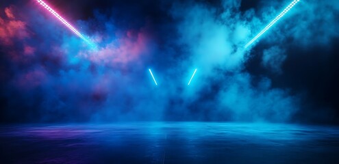 Neon Stage background