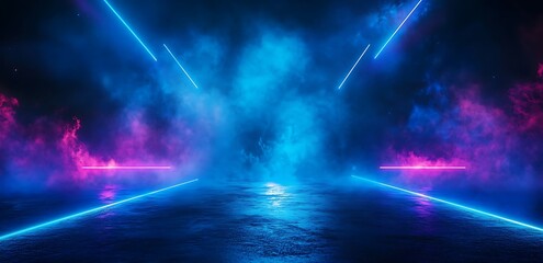 Neon Stage background