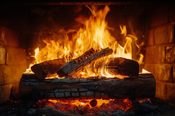 Cosy fireplace