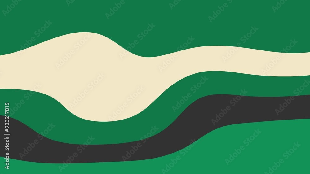 Wall mural noise wave background animated abstract element, seamless loop animation on background hd