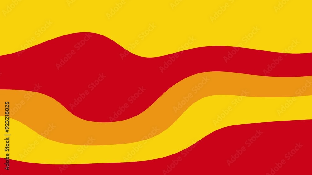 Wall mural noise wave background animated abstract element, seamless loop animation on background hd