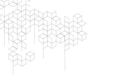 Isometric cube pattern design