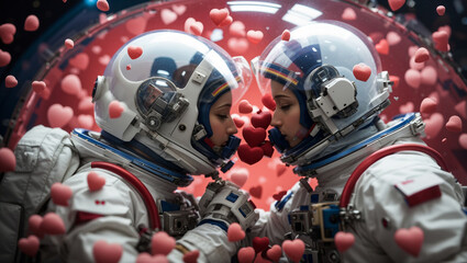 Fototapeta premium a_man_proposing_to_a_woman_