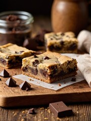 Brownies chocolate cookies