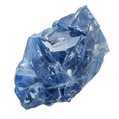 "Exquisite Blue Jeremejevite Gemstone Crystal Cluster, Displayed in Natural Form, Isolated On Transparent Background. PNG Format”.