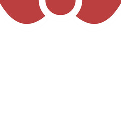 Obraz premium Red White Curtain