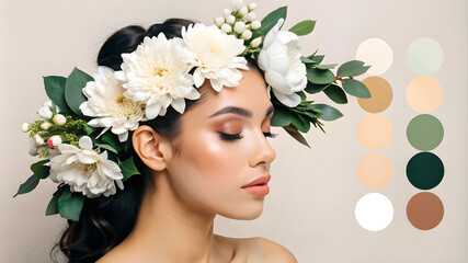 choose a harmonious yet ethereal color palette