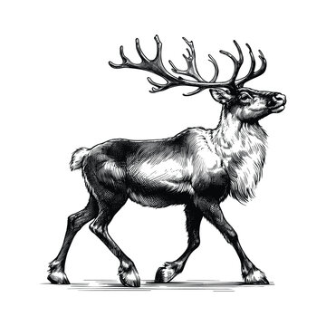 recommend clip art: Hand drawn black outline animal vector