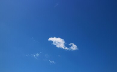 white cloud with blue sky background	