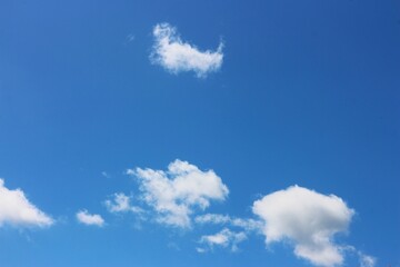 white cloud with blue sky background	