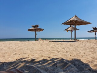 umbrellas on the beach