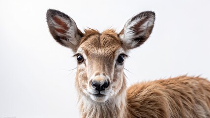 Fototapeta premium portrait of a donkey in a field