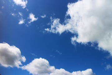 white cloud with blue sky background