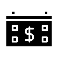 Obraz premium Economy Calendar icon