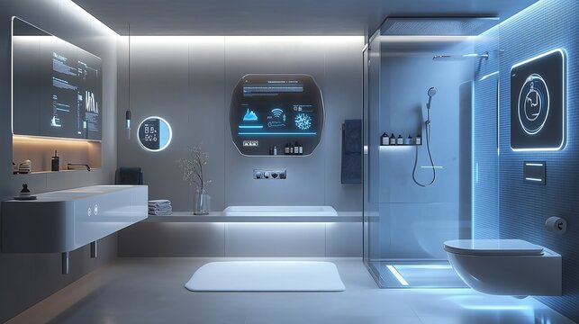 smart bathroom with advance technology
