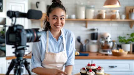 The vlogging chef in kitchen