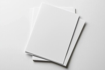 Blank A4 Paper Mockup on Isolated Background created with Generative AI