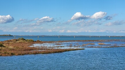 Wide visual on venetian Laguna 